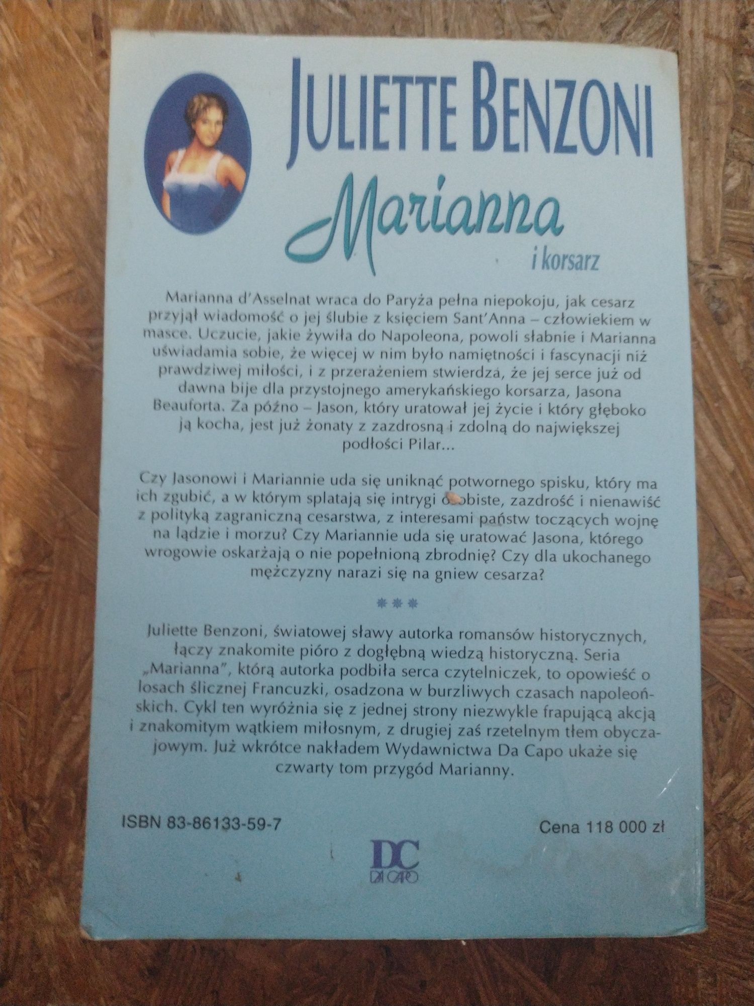Juliette Benzoni Marianna i korsarz