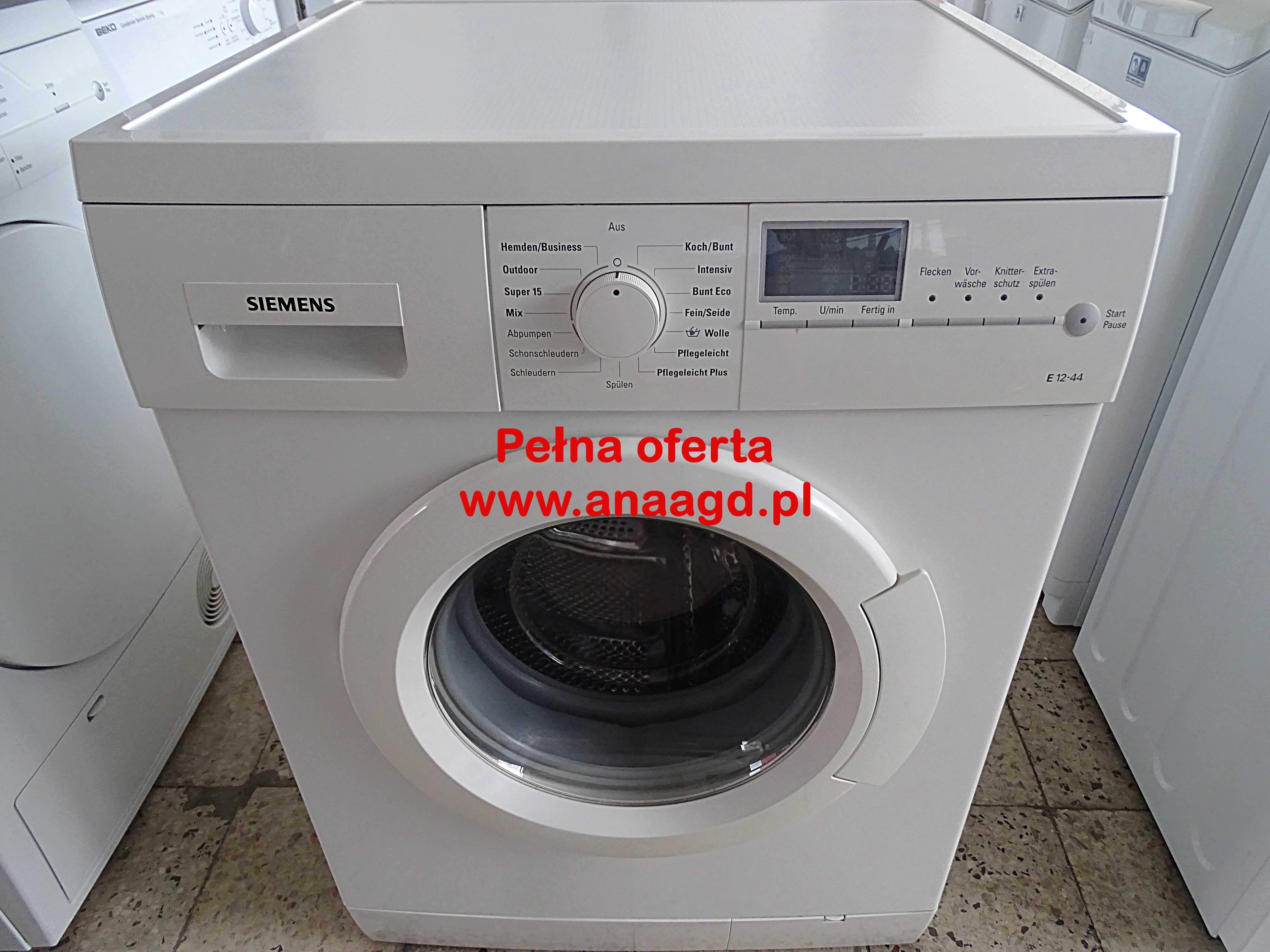Pralka SIEMENS E 12-44 WM 12E440 GWARANCJA! Duży Wybór Sprzętu AGD