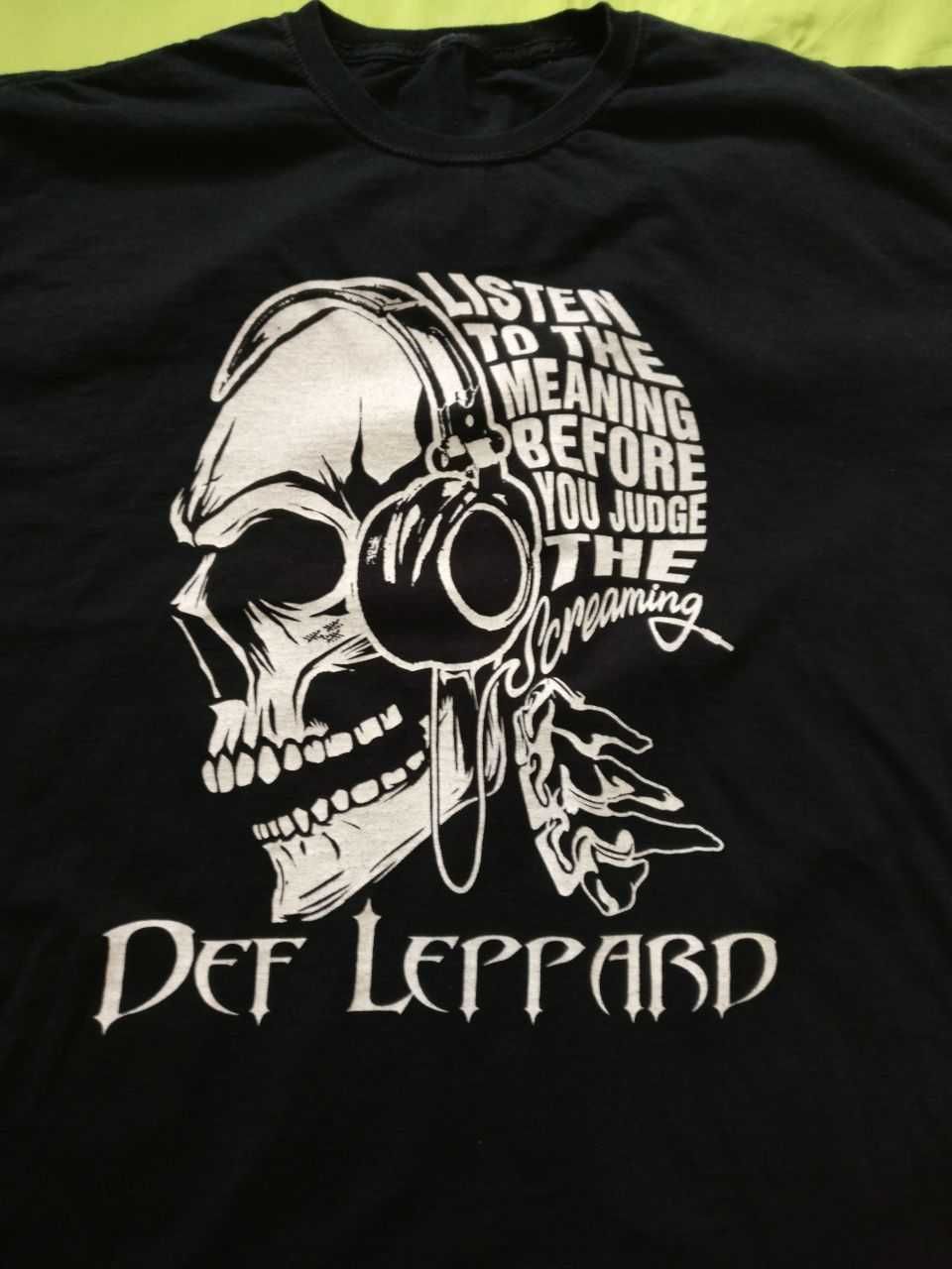 Def leppard футболка мерч rock неформат атрибутика