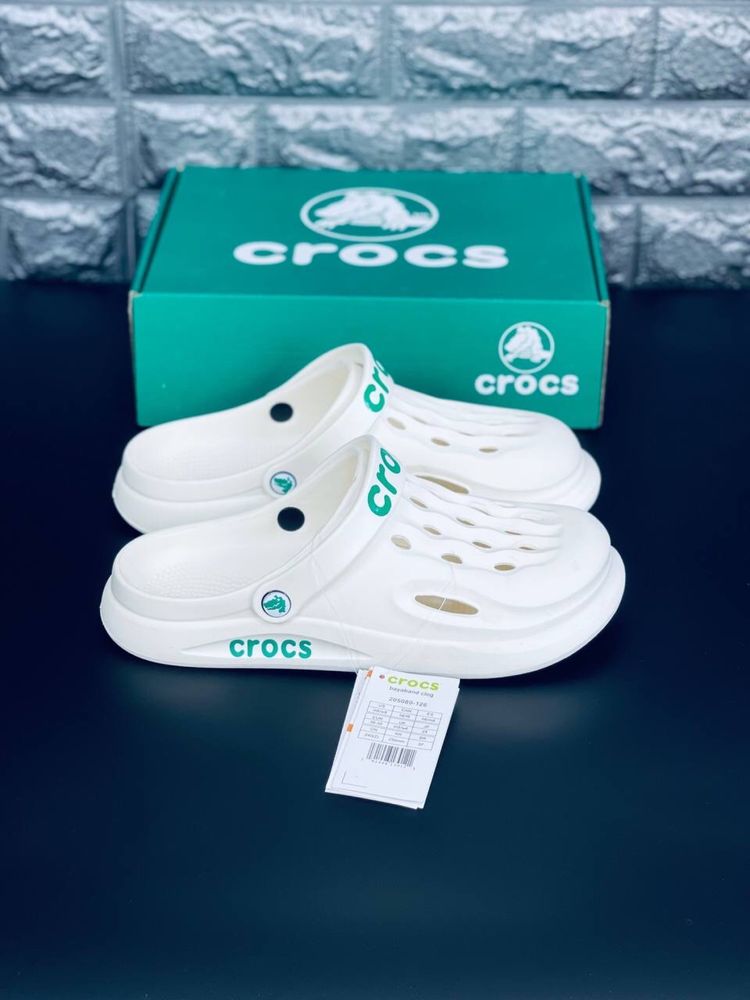 Crocs Air Шлепанцы мужские Сабо кроксы пляжные белые пенка Новинка!