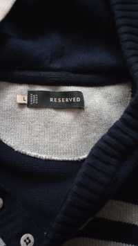 Reserved sweter męski L z kapturem