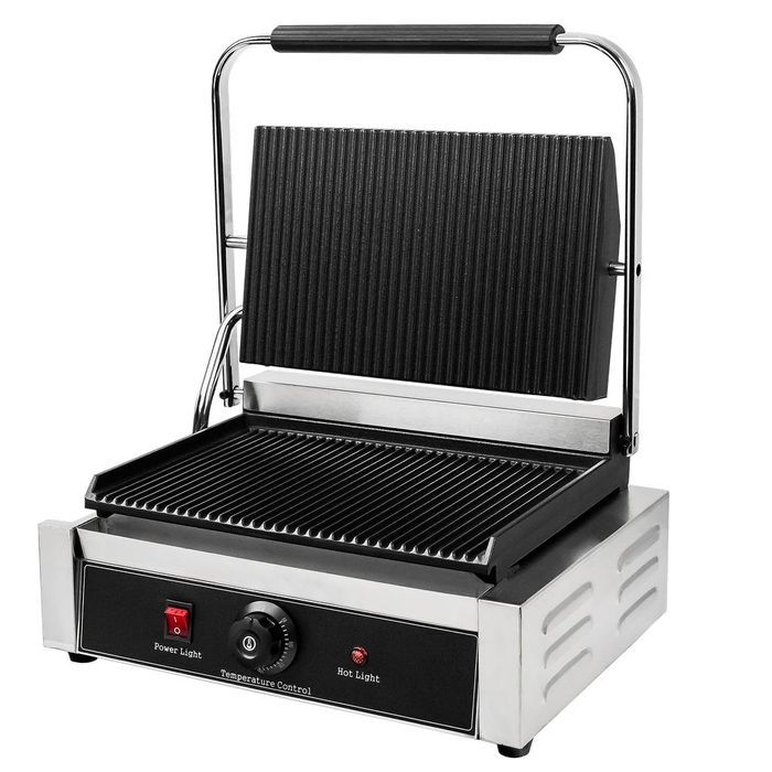 Grill elektryczny KONTAKTOWY ryflowany opiekacz 2,3kW 230V Mega-M