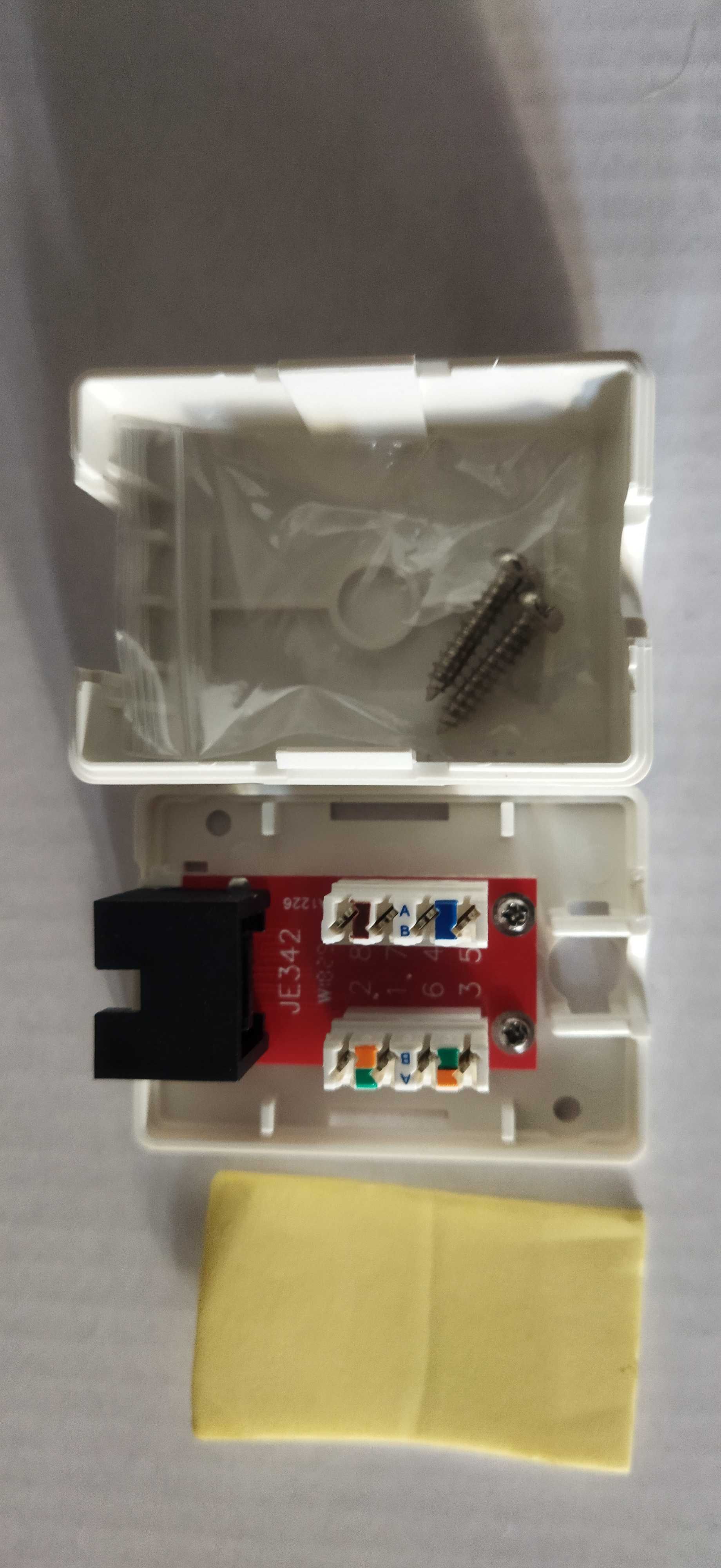 4X Caixa/Tomada RJ45 Conector UTP Cat6