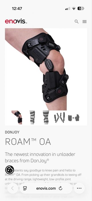 Orteza kolana DONJOY ROAM OA - idealna