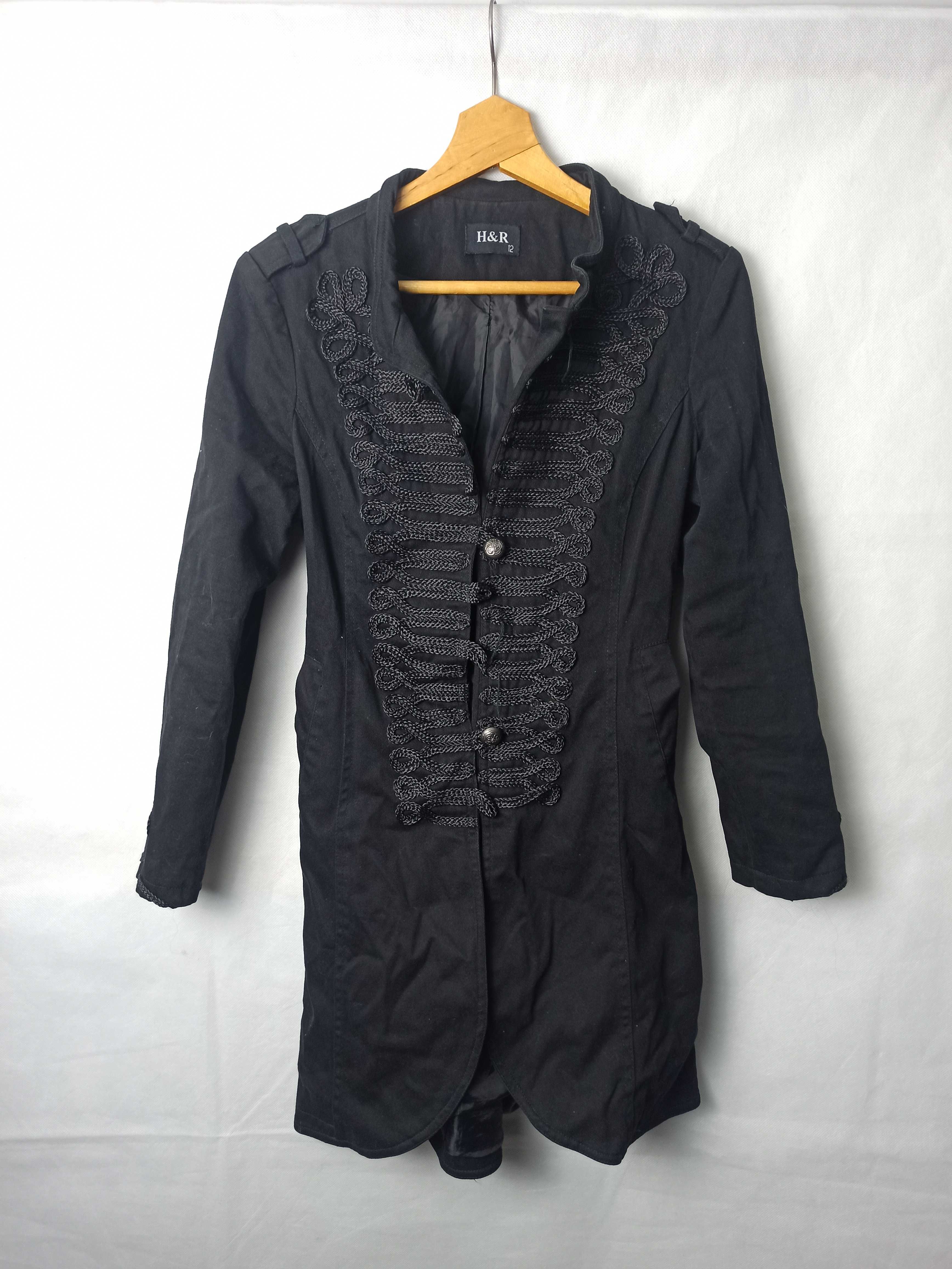 Płaszcz gotycki gorsetowy corset goth coat