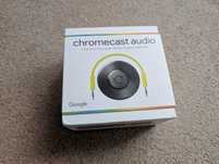 Nowy, zaplombowany Google Chromecast Audio, oryginalnie zapakowany