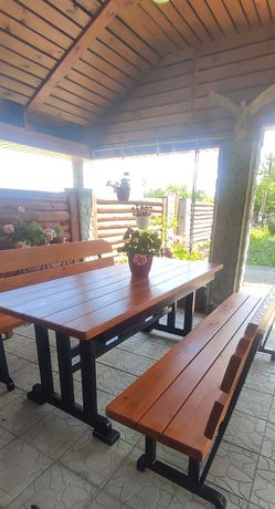 Садовая мебель стол с лавочками стол для беседки