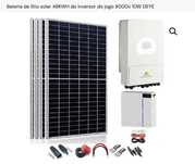 Kit solar (painel+inversor+bateria) OPORTUNIDADE