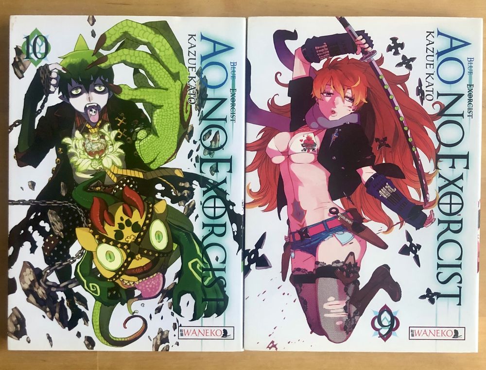 Manga Blue Exorcist tomy 9 i 10