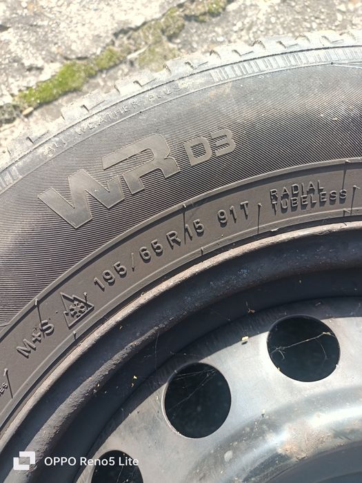 Opony na felgach 195/65R15 2szt.