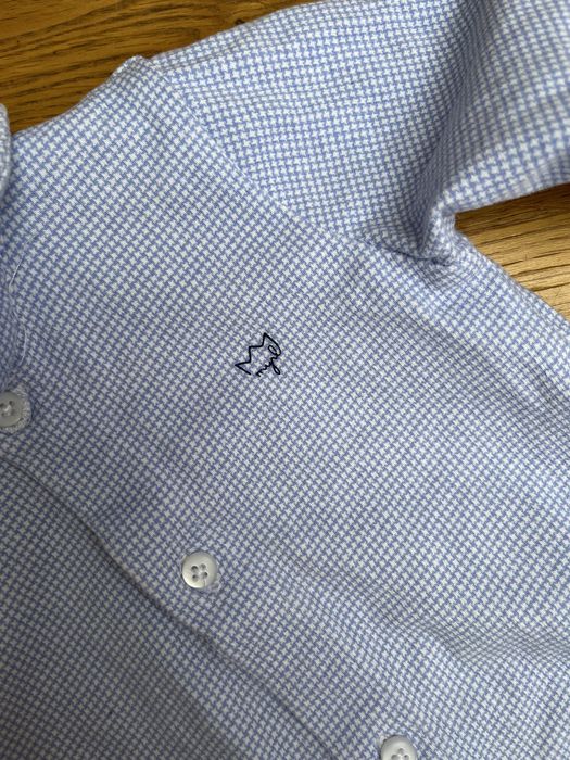 Mayoral koszula blekitna w kratke 4-6 m 70 cm