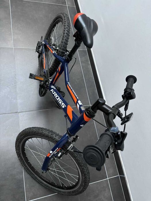 Rower dziecięcy 20 cali KROSS Hexagon MINI 1.0 granatowy