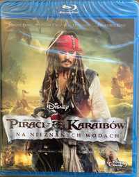 "Piraci z Karaibów - Na Nieznanych Wodach". Blu - ray - Nowa w folii