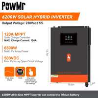 Гибридный инвертор PowMr 6.2 kW 48V Гібридний інвертор