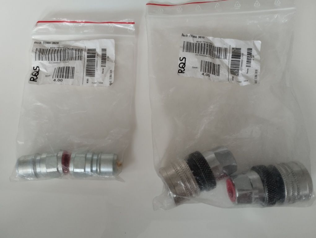 Szybko złącze hydrauliczne TEMA 3810 , TEMA 3820 ,  3/8" BSP  Parker