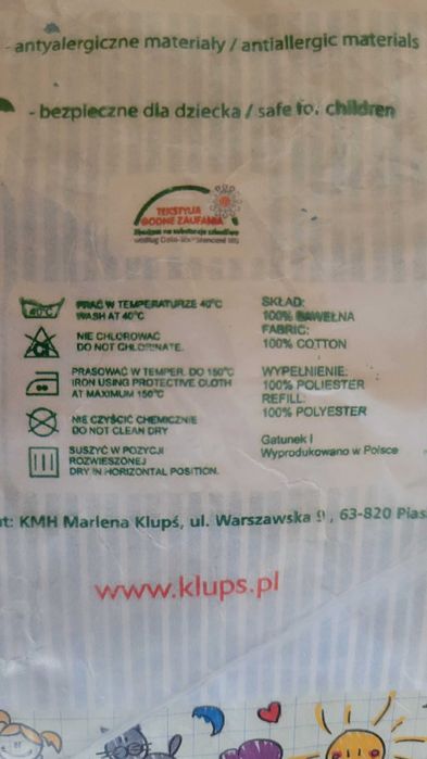 Набір дитячої постелі Klups.pl