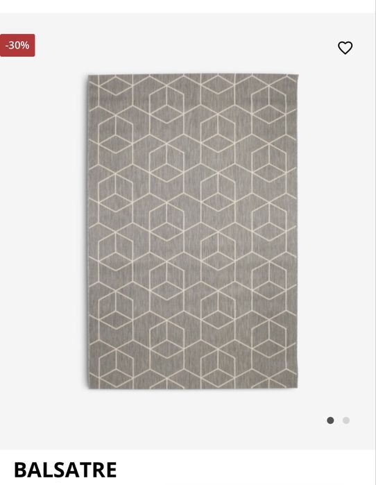 Килим з юск сірий