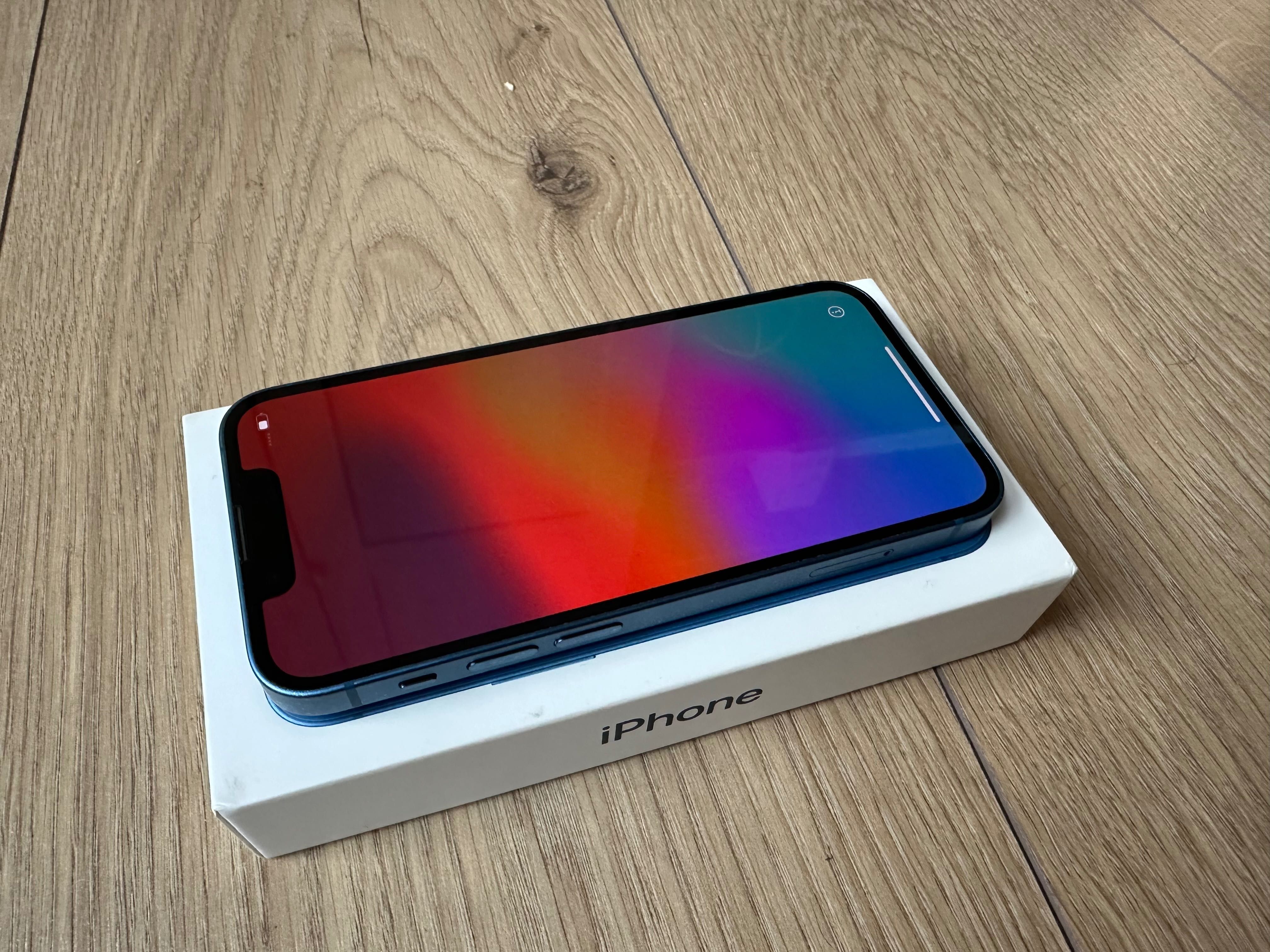 Idealny iPhone 13 mini 128 GB BLUE w bardzo dobrym stanie!