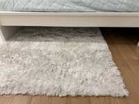 Estrutura de cama Malm + Estrado + Barra + Colchao ( como novo)