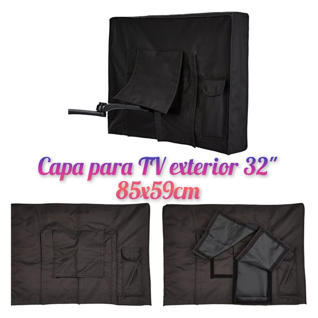 Capa protetora TV exterior 32"