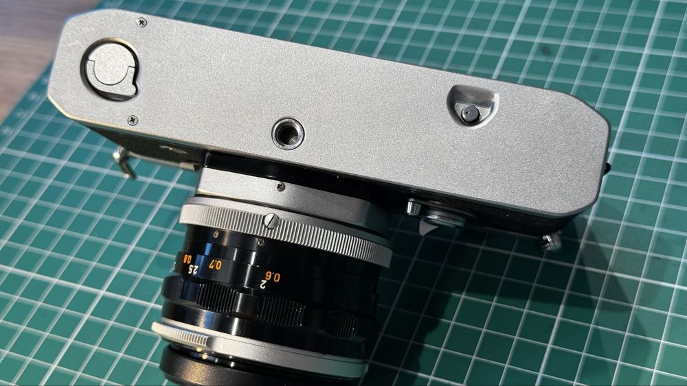 Canon FT-QL + FL 50 mm f/1.8 | analogowy SLR, quick load, stan idealny
