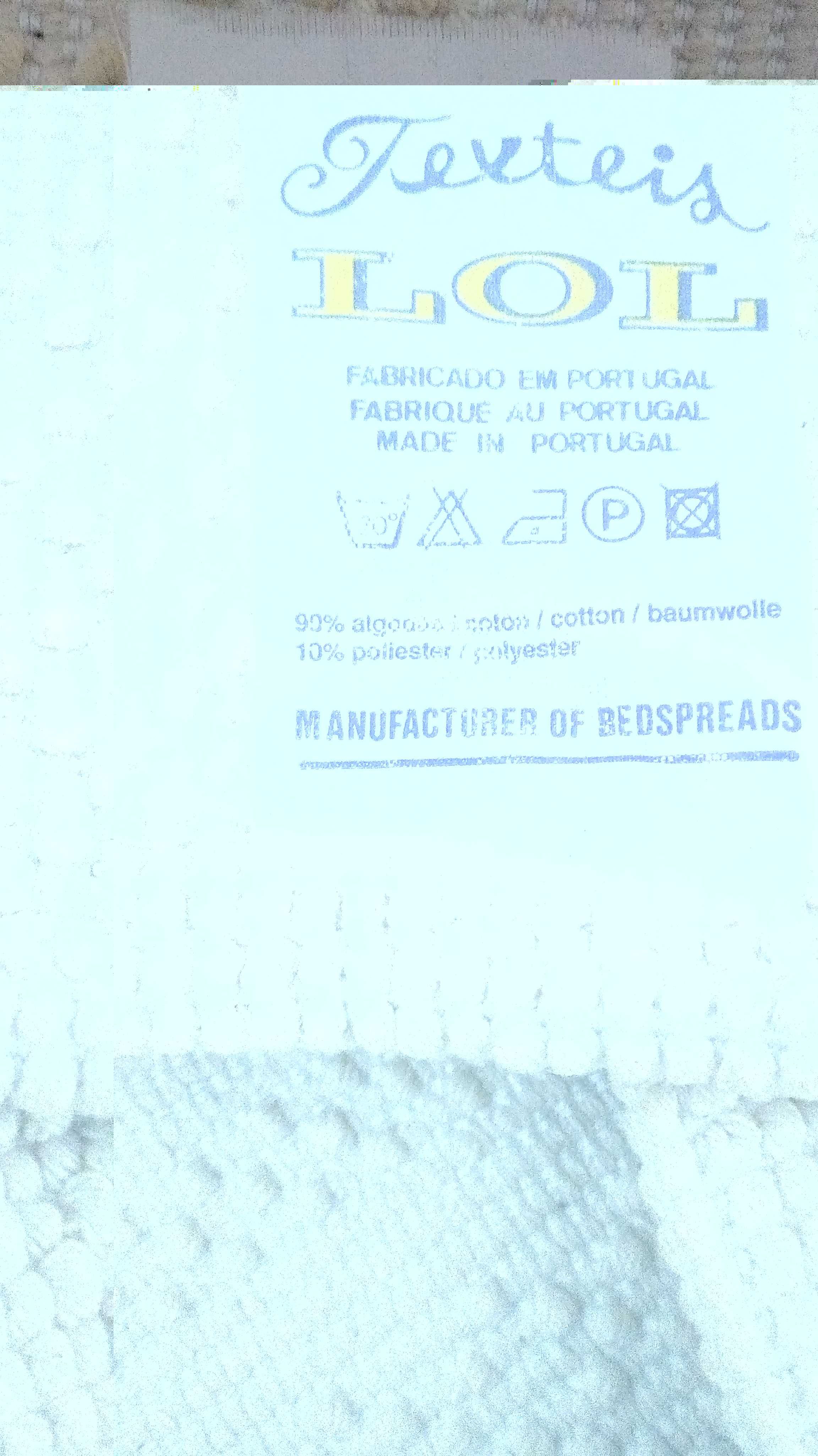 Tapetes cor cru em algodão