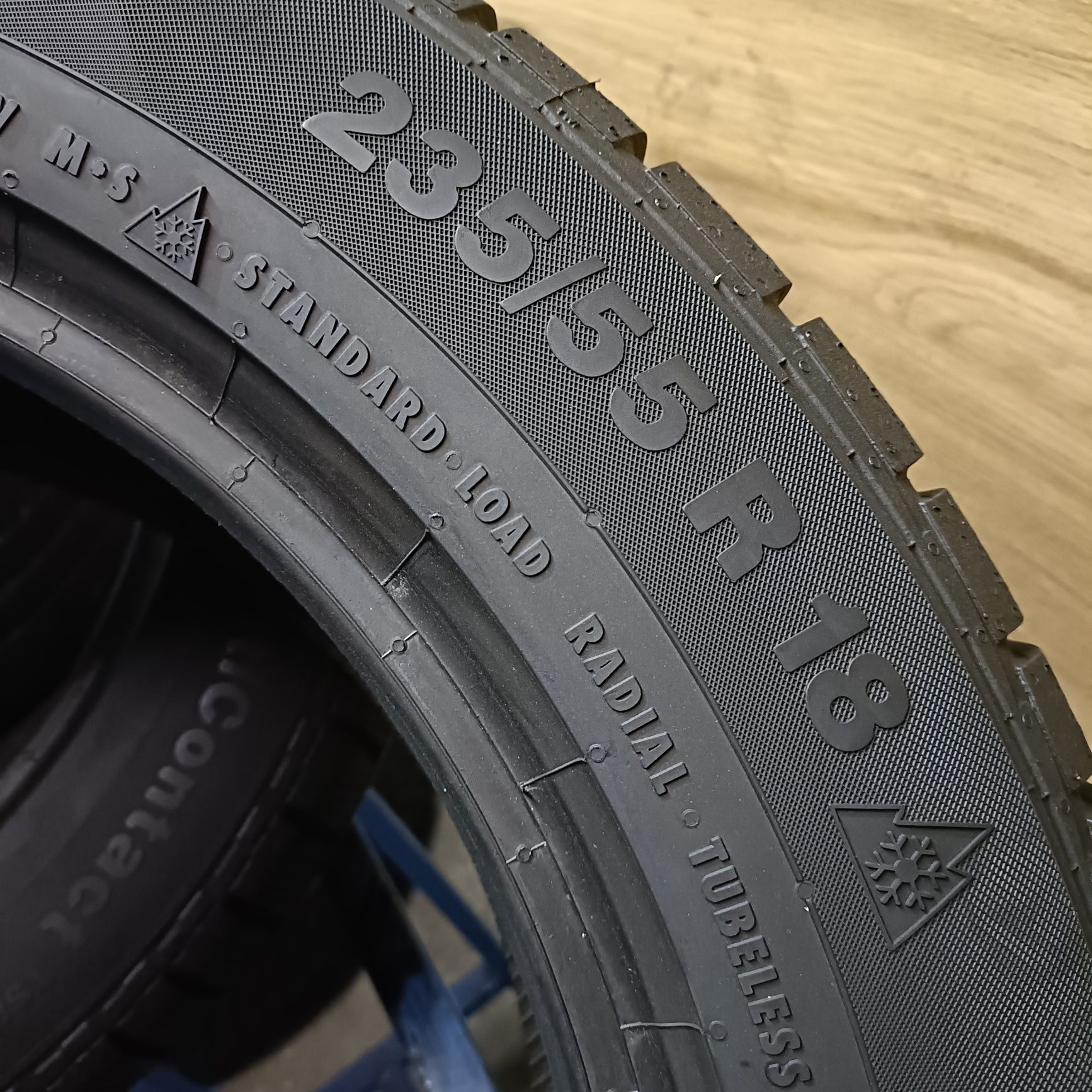 235/55r18 Continental TS815 z 2019r 7.4mm jak nowe