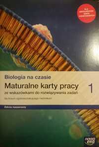 Biologia 1 LO Biologia na czasie. Maturalne karty pracy ZR Nowa Era