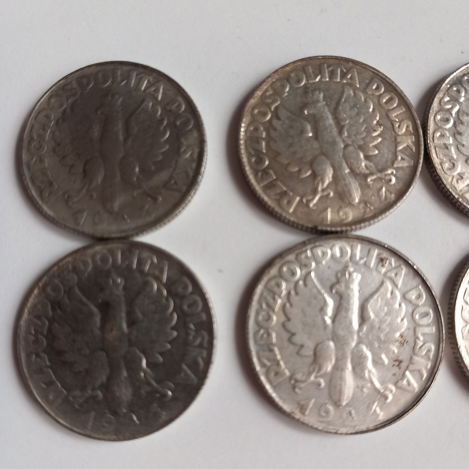 Monety żniwiarka 10 sztuk 1924