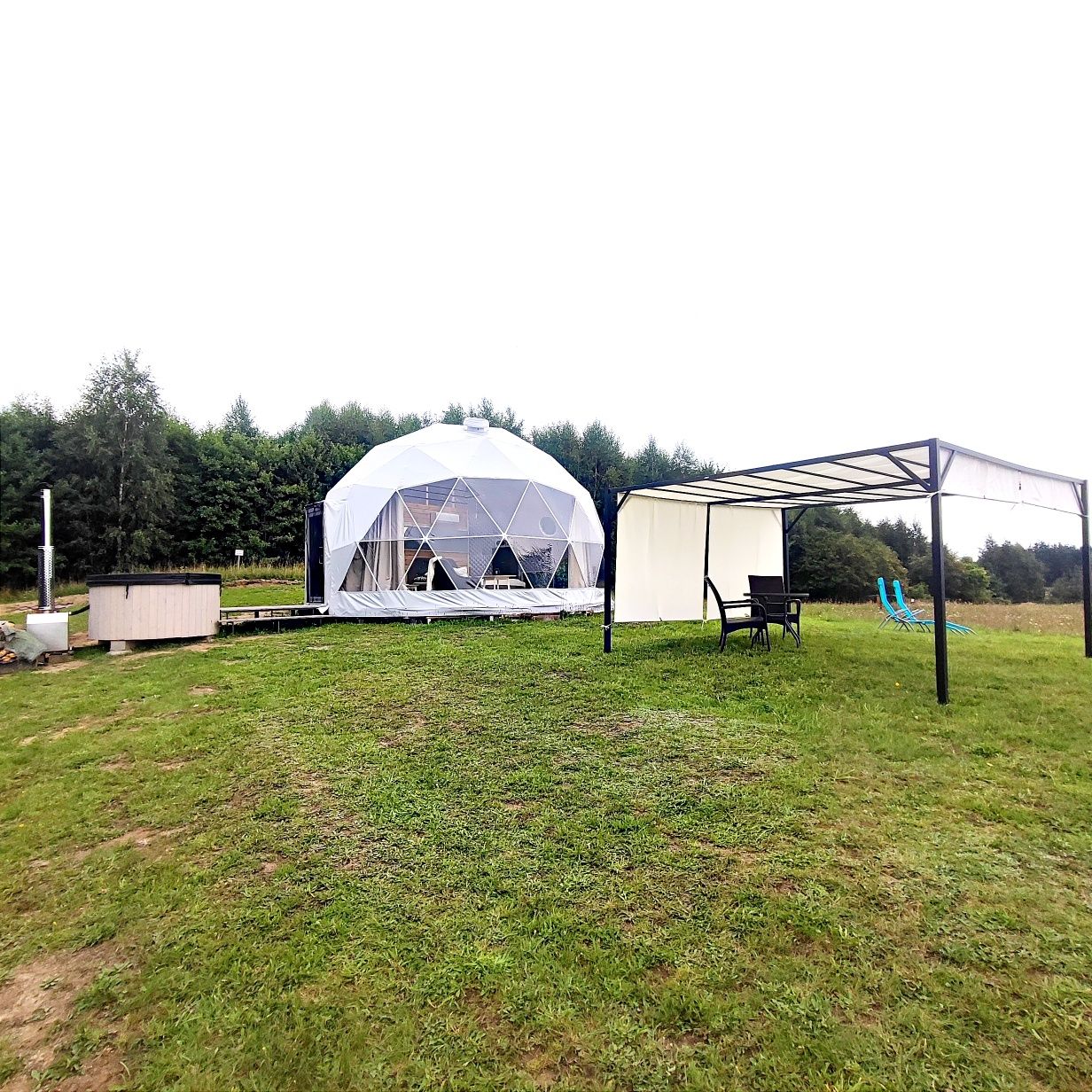 Glamping Jurta, Jacuzzi, Kaszuby, Namiot, Wakacje