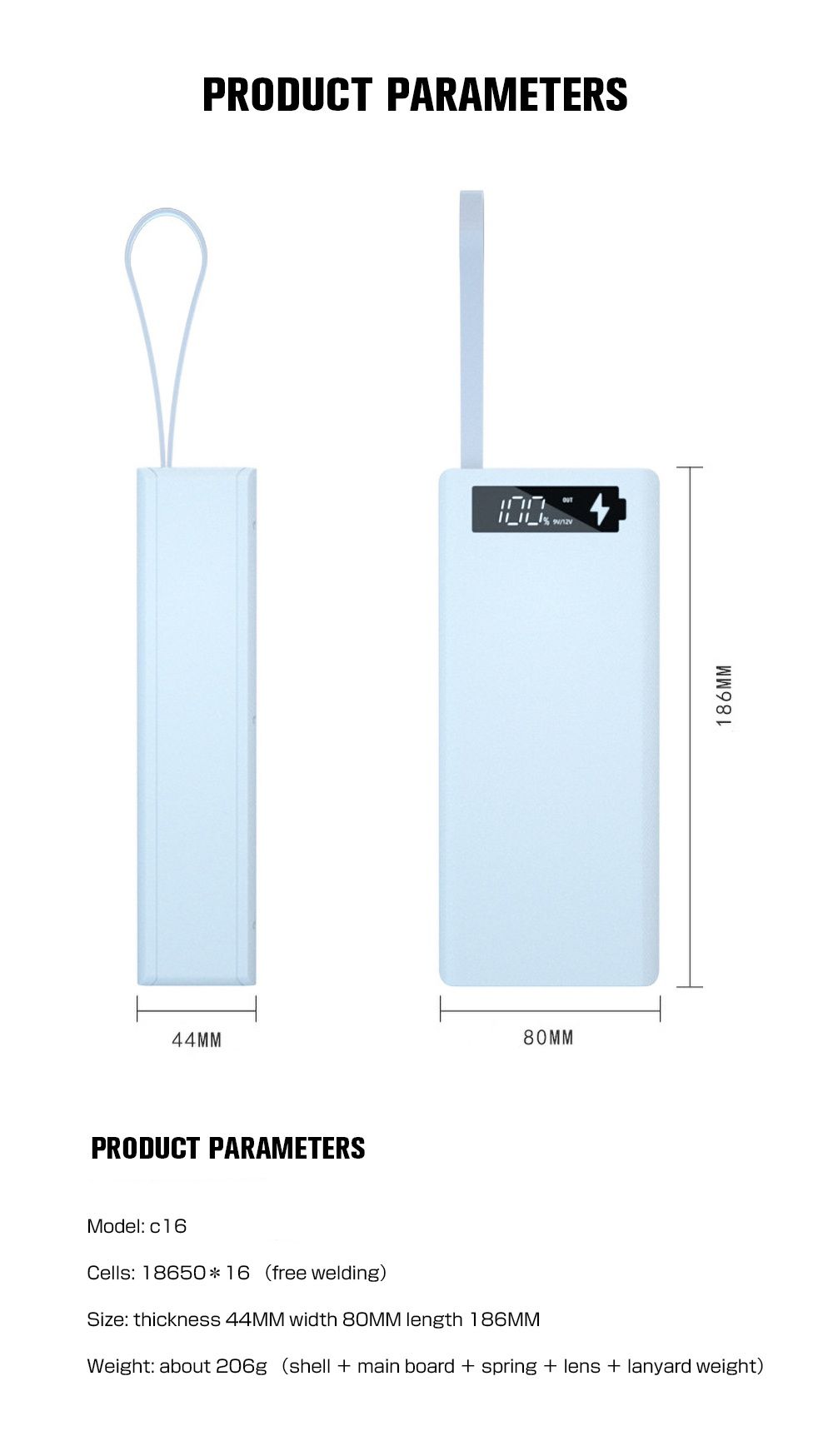 Повербанк, Powerbank, 45000-47000mA, быстрая зарядка