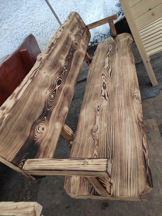 WYPRZEDAŻ! Góralskie Meble Ogrodowe z litego drewna, meble do ogrodu