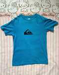 Niebieski t-shirt logo Quiksilver XS/S 34/36