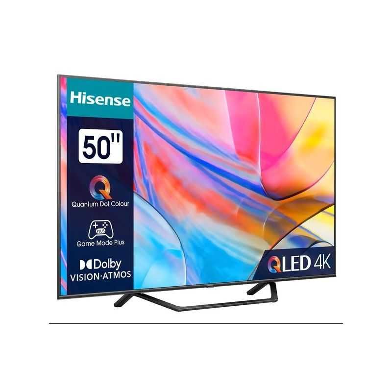 Телевізор 50 дюймів Hisense 50A7KQ (4K Smart TV QLED Wi-Fi Bluetooth)