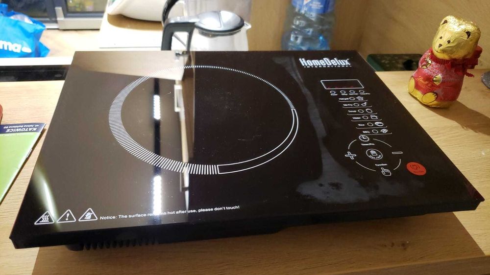 NOWA KUCHENKA INDUKCYJNA HOME DELUXE HD-12007 na kemping jeden palnik