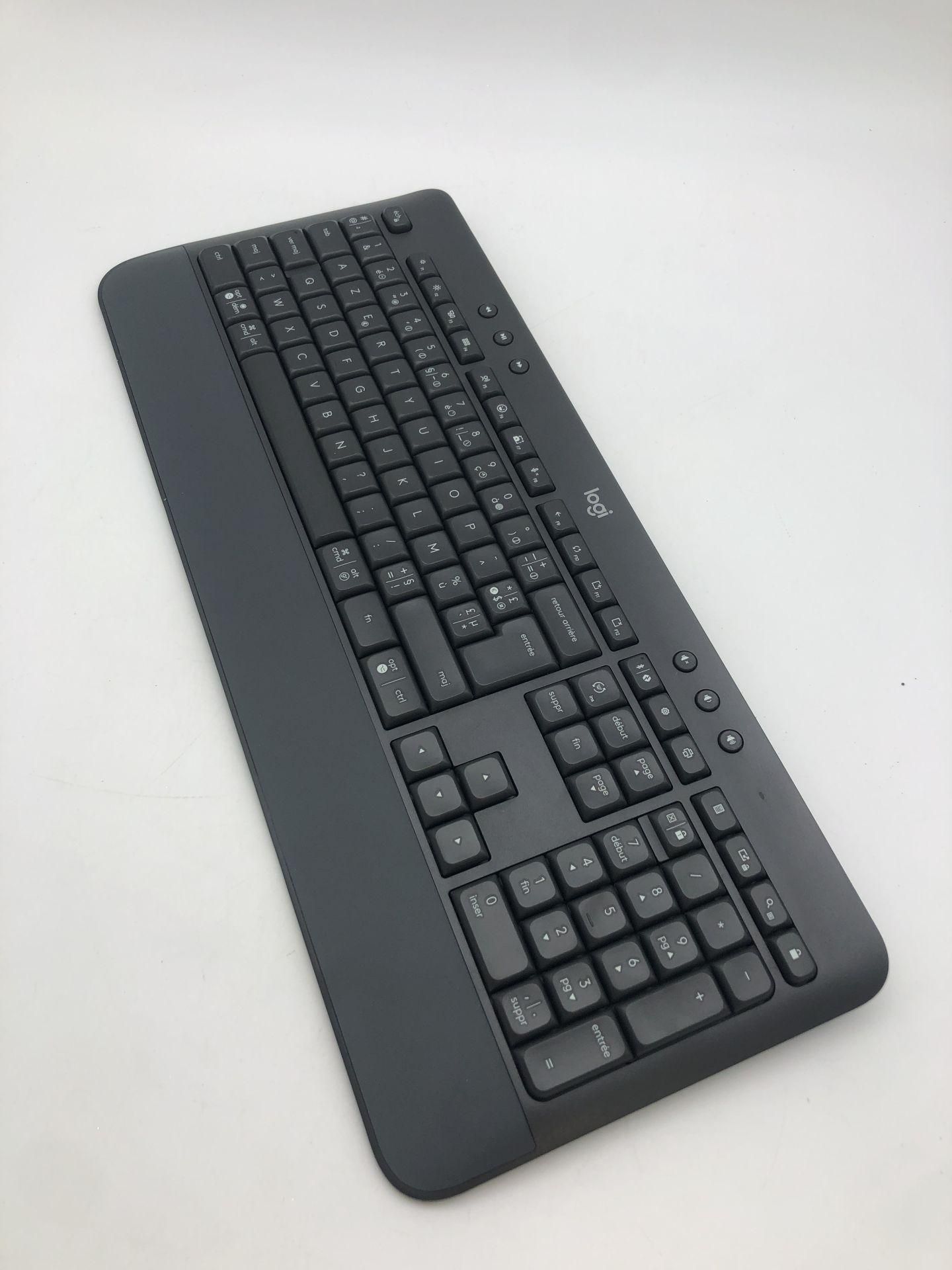 Logitech K650 Bezprzewodowa Klawiatura z Podpórką Bluetooth USB Szara
