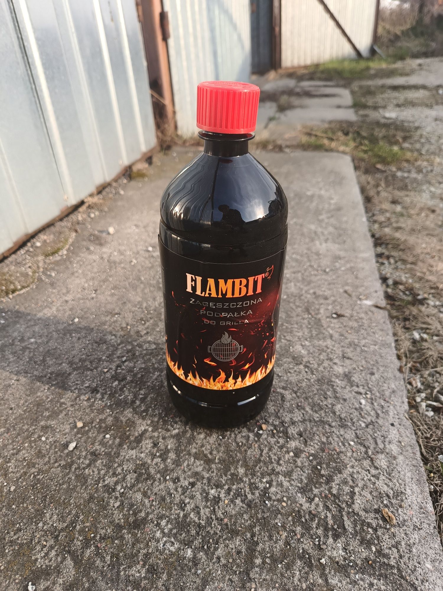 Podpałka FLAMBIT w płynie do grilla kominka ogniska 1L. Nowa