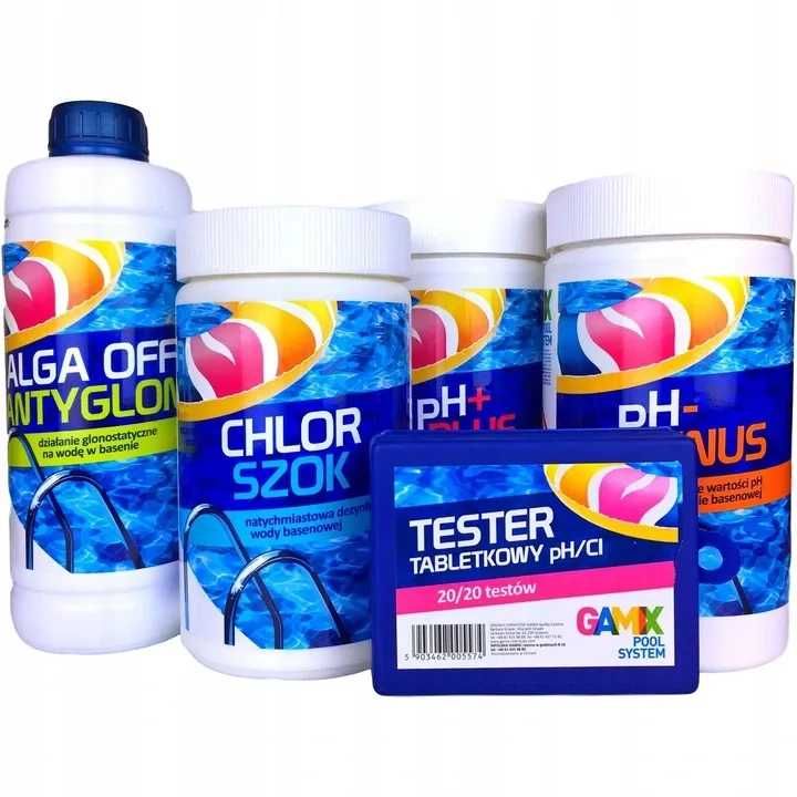Chemochlor Chlorowanie szokowe granulat 1kg Chemia basenowa GAMIX