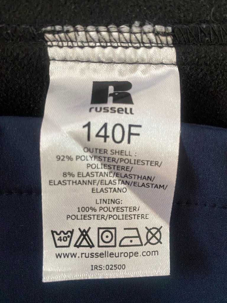 Russell Bluza kurtka granatowa przeciwdeszczowa 2XL stójka