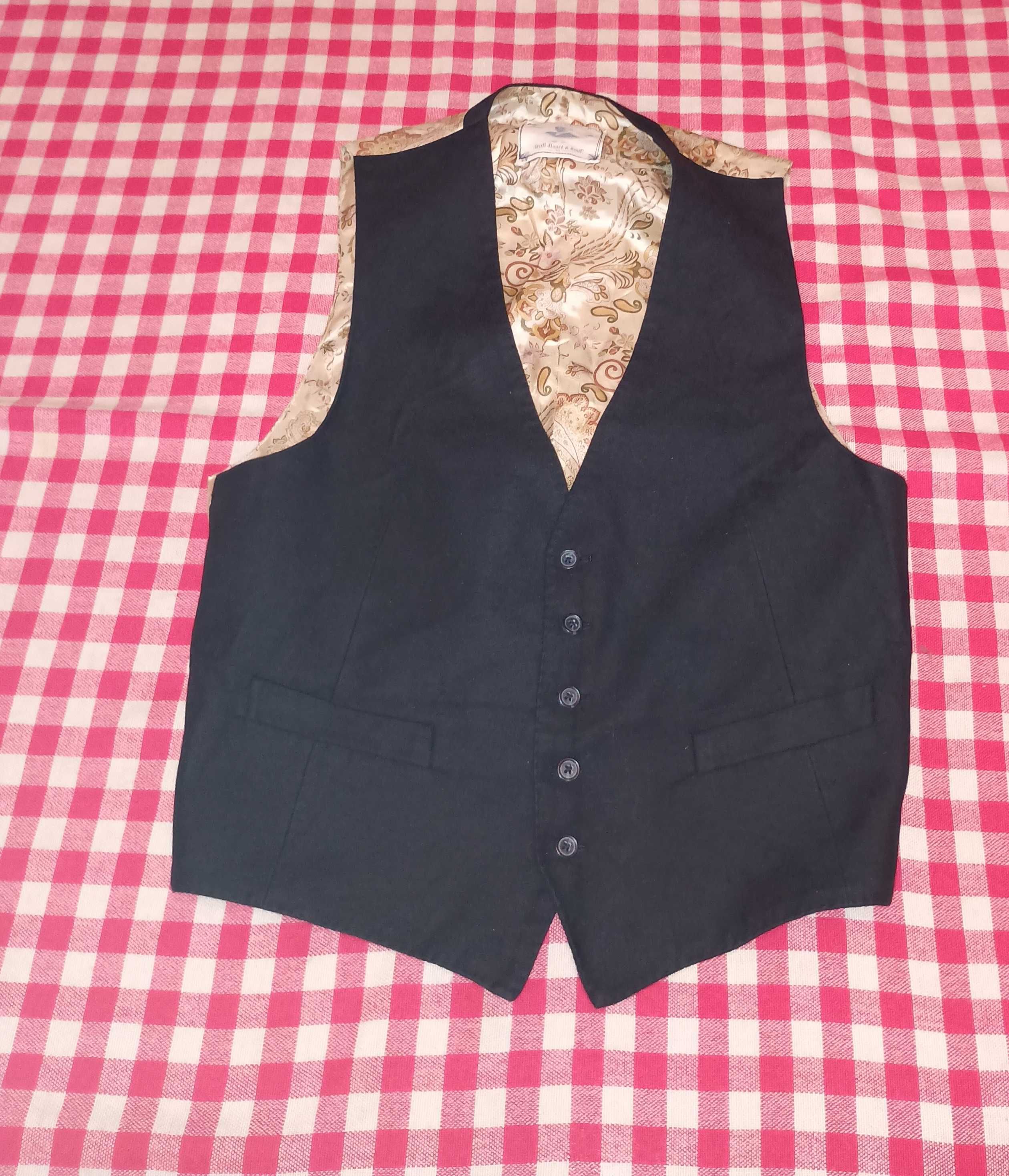 Kamizelka elegancka męska 100% bawełna rozmiar M