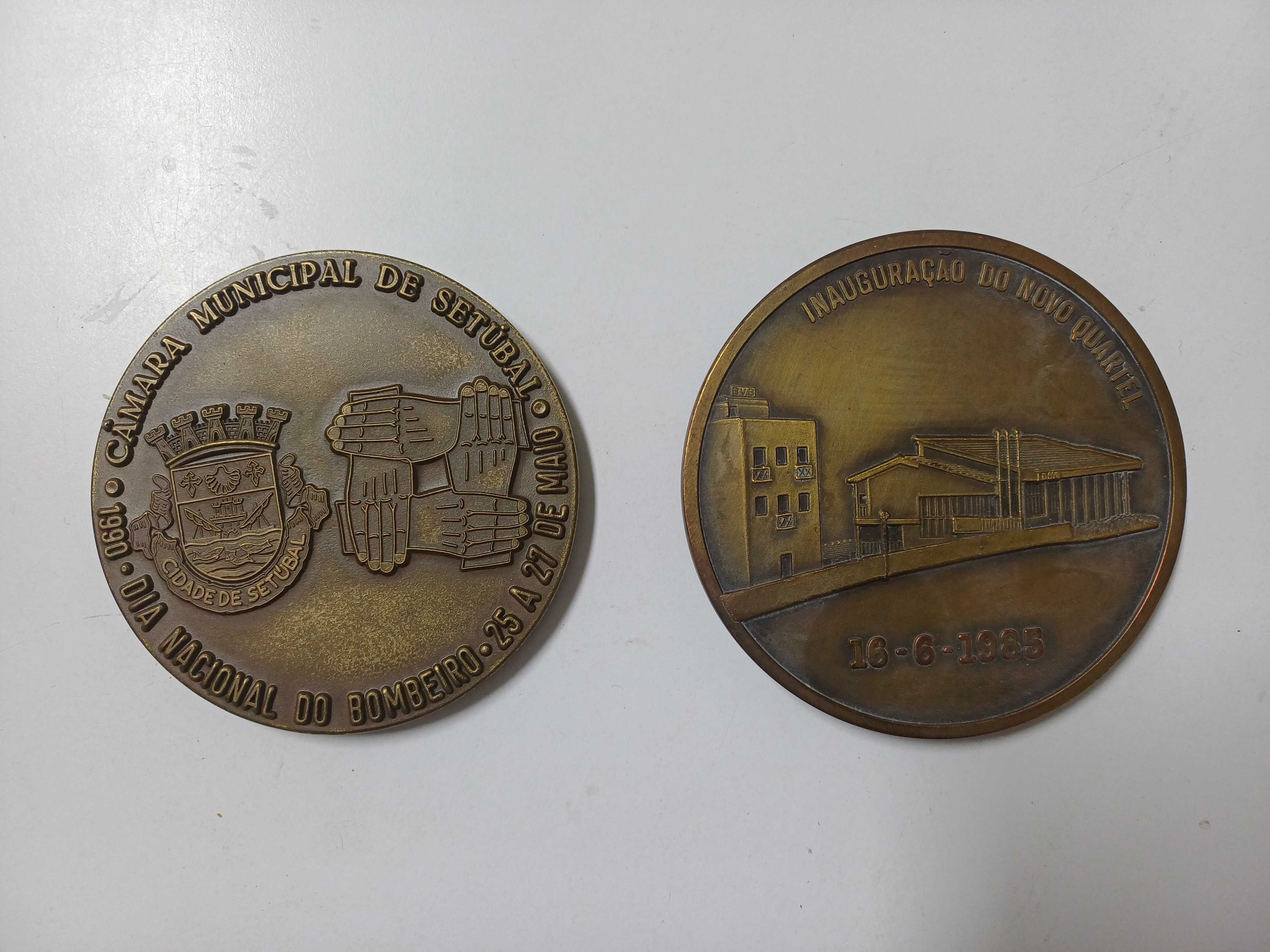 Medalhas alusivas aos bombeiros 5 unidades