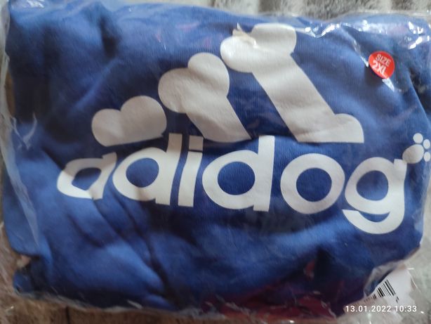 Nowa bluza dla psa Adidog XXL