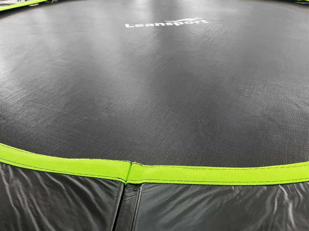 Trampolina LEAN Sport Max 8ft Czarno-Zielona