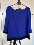 Szafirowa elegancka bluzka Reserved rozm S