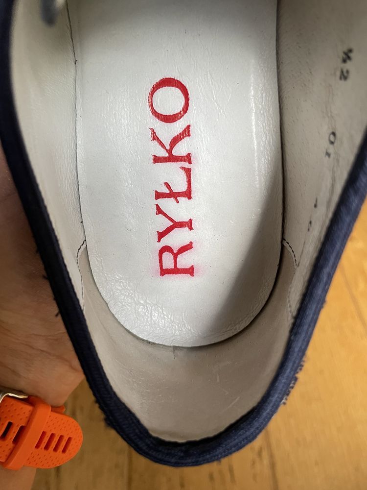 Buty skórzane-zamszowe Ryłko rozmiar 40