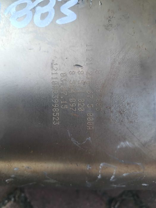 BMW 435D F32 335D F30 F31 filtr cząstek stałych DPF 3.0D N57D30B 313KM