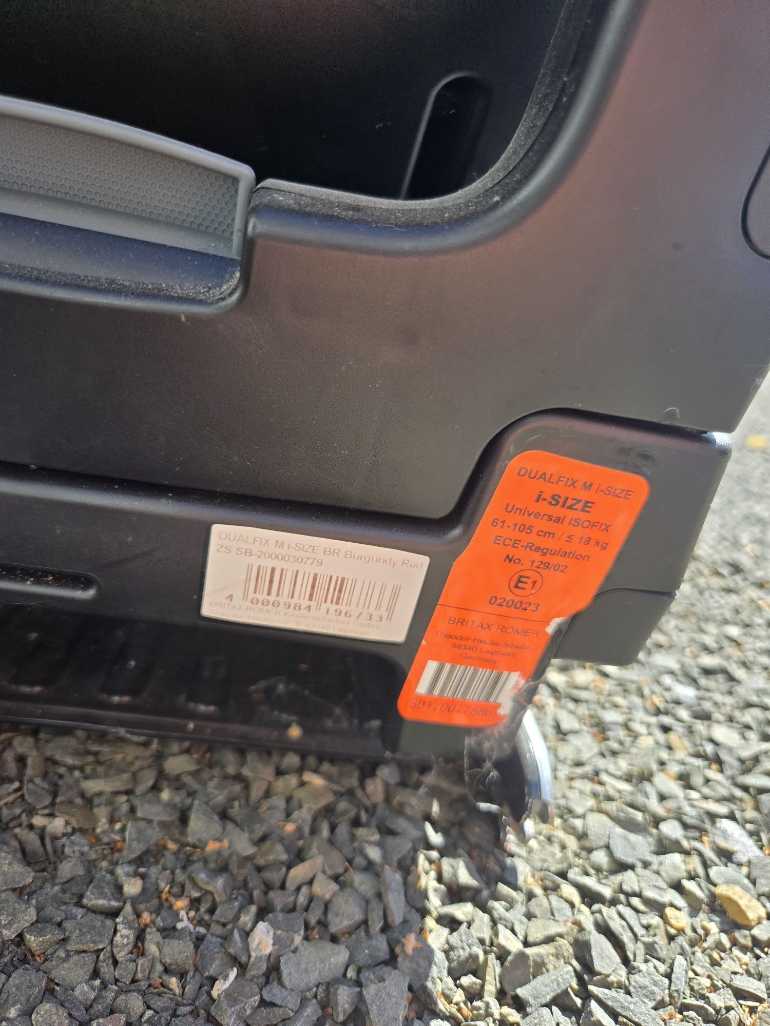Fotelik samochodowy Britax romer DUALFIX M PLUS i-Size 0-20kg