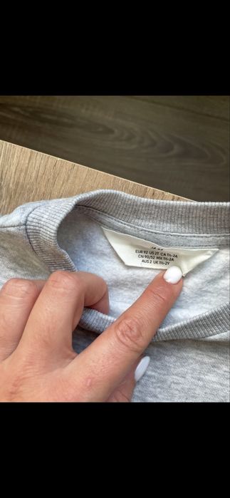 Костюм світшот штани на флісі набір унісекс набор комплект 86 92 H&M