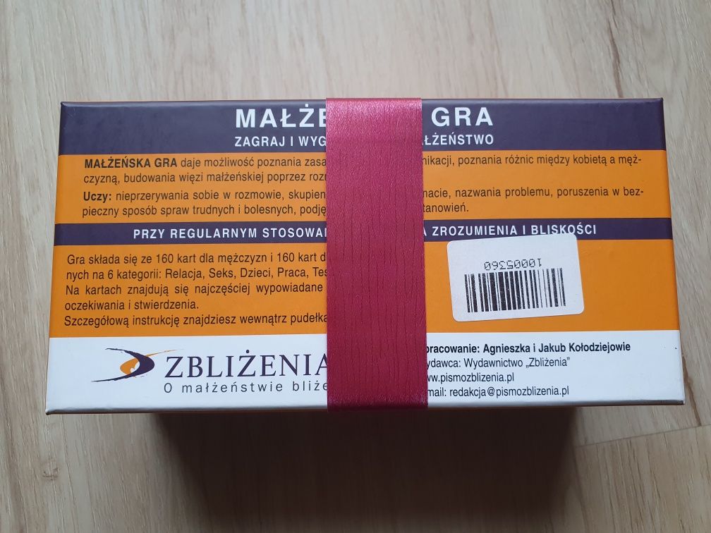MAŁŻEŃSKA GRA Zbliżenia nowa