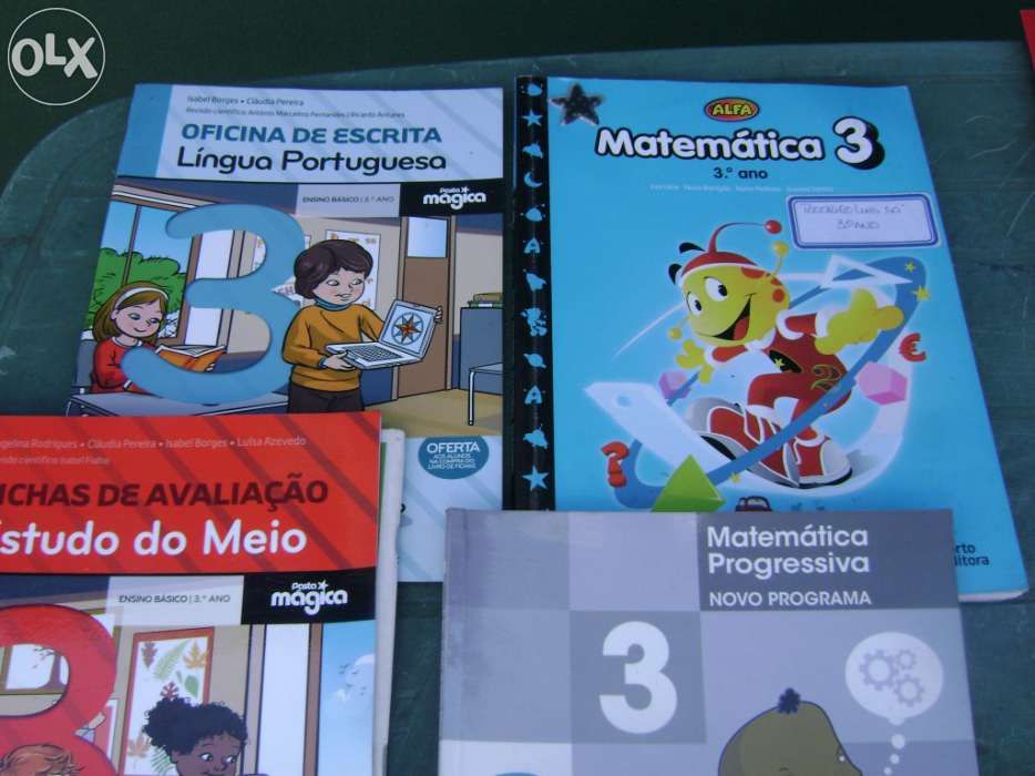 livros escolares 3º ano e 4º ano - Plano Leitura